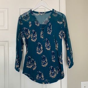 Lucky Brand Long Sleeve Blouse